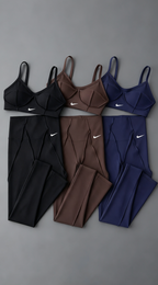 Kit 3 Conjuntos Fitness Sculpt – Top + Legging Modeladora