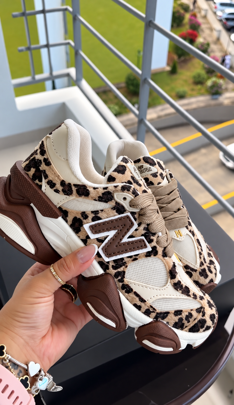 Tênis Chunky Animal Print Fashion