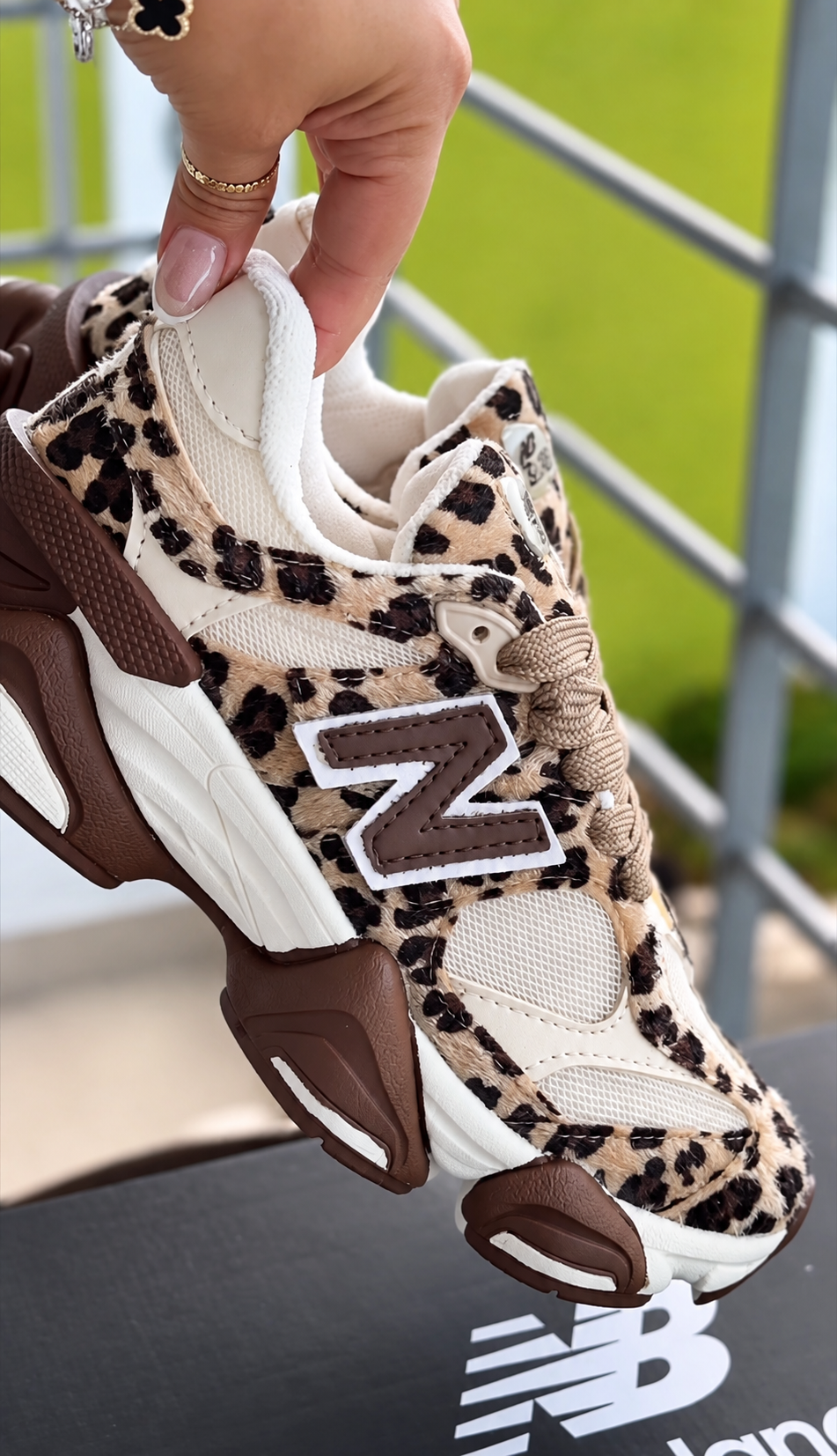 Tênis Chunky Animal Print Fashion