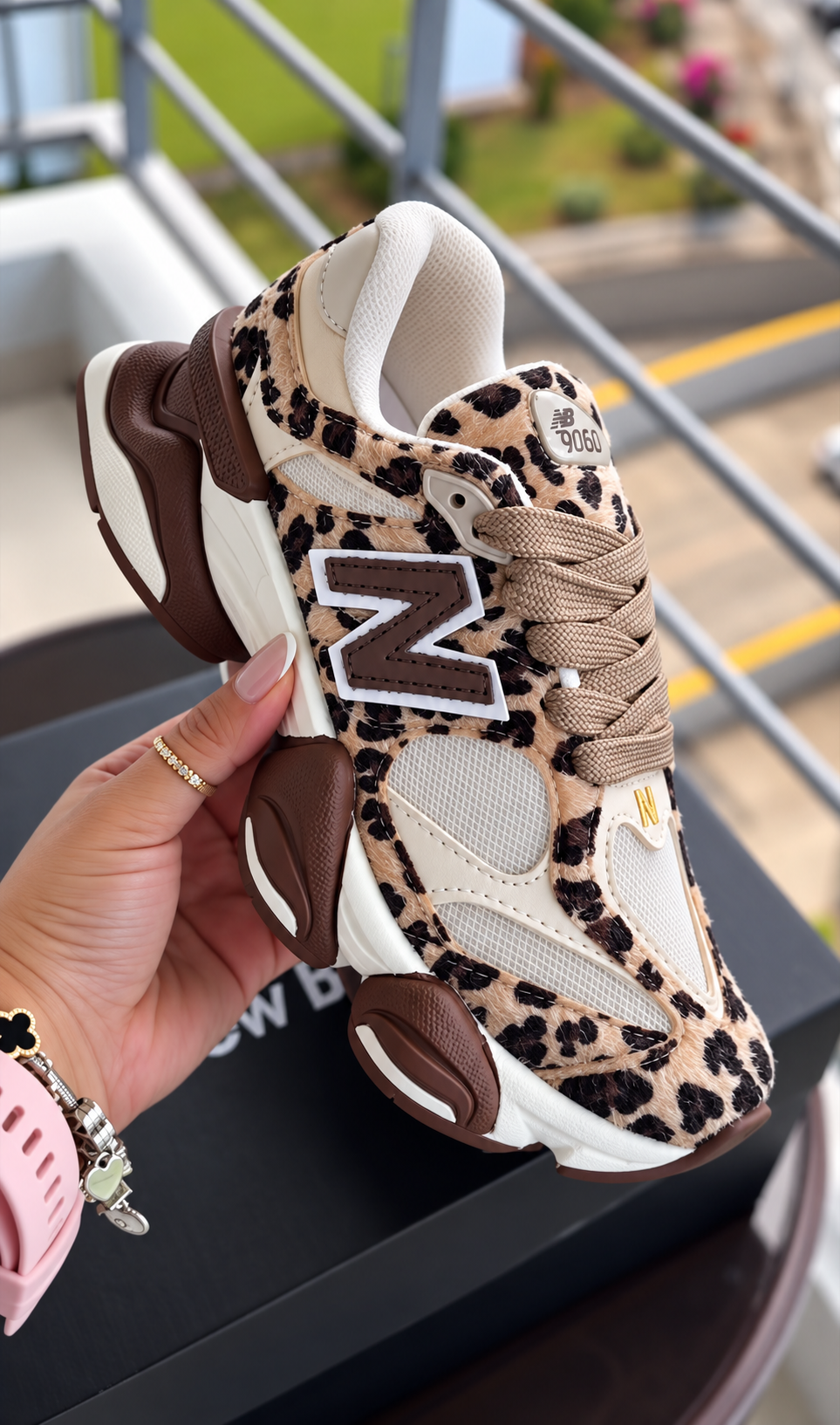 Tênis Chunky Animal Print Fashion