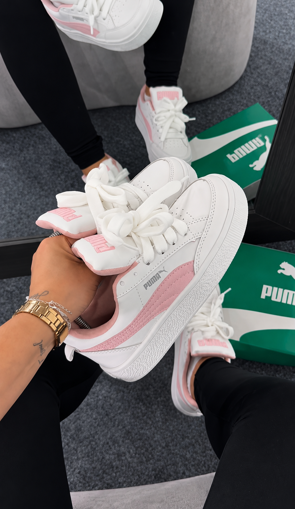 Tênis Urban Rose – Branco com Rosa