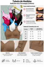 Kit com 3 Sutiãs Conforto Canelado