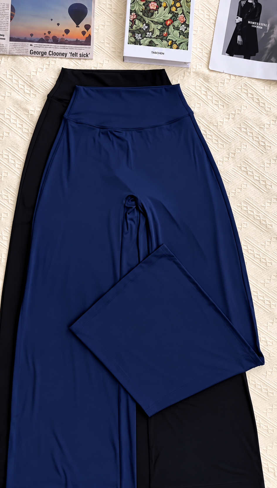 Kit com 3 Calças Legging Flare Elegance