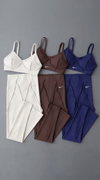 Kit 3 Conjuntos Fitness Sculpt – Top + Legging Modeladora