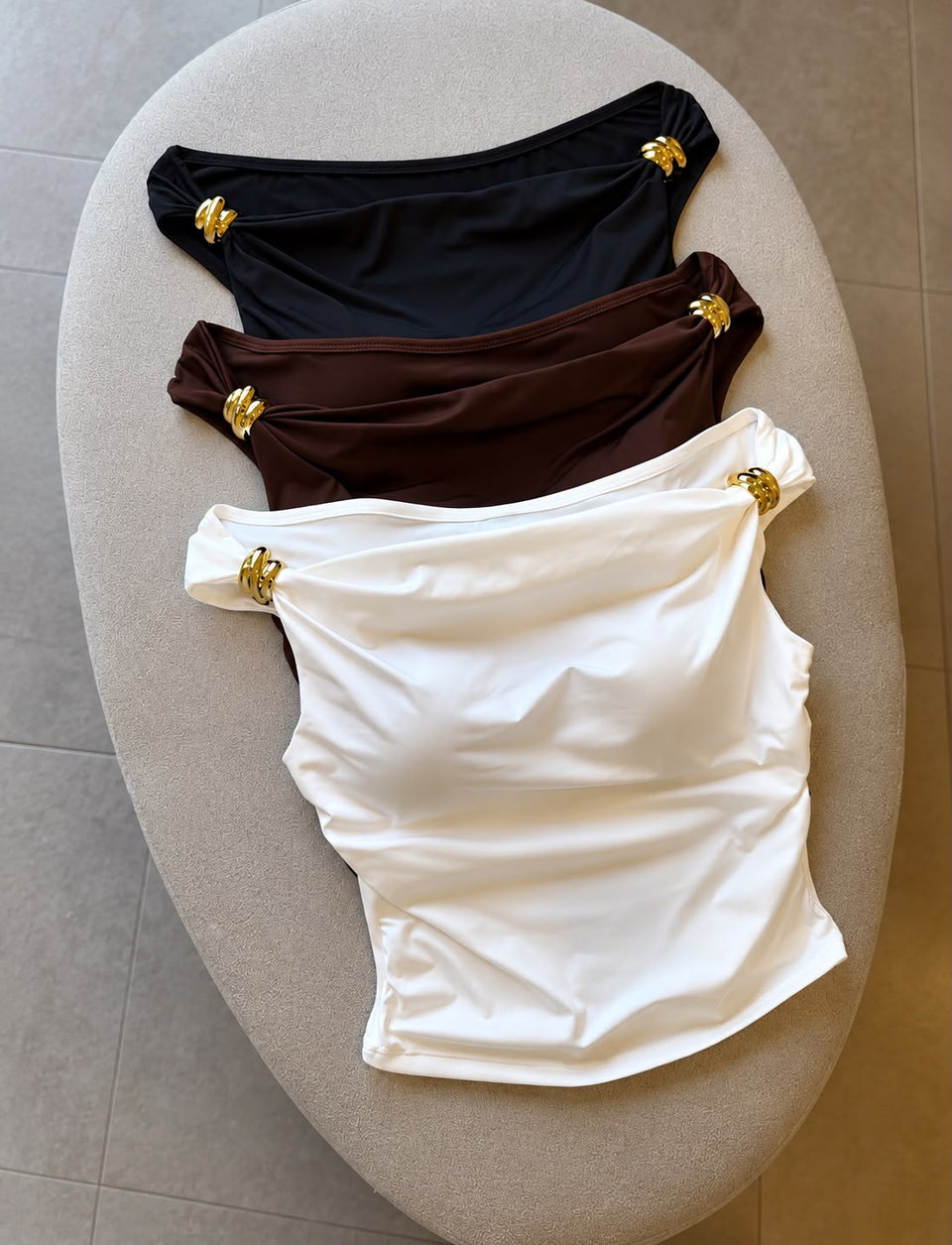Kit 3 Blusas Elegance Dourée