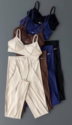 Kit 3 Conjuntos Fitness Sculpt – Top + Legging Modeladora